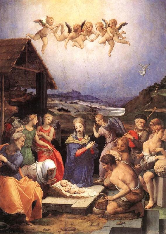 BRONZINO, Agnolo Adoration of the Shepherds sdf